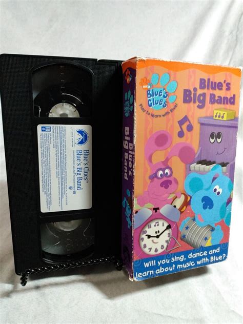 Blues Clues Blues Big Band Vhs Ebay