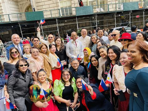 Philippine Flag Raised for the Very First Time by the City of New York