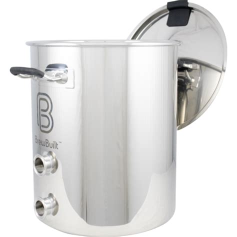 Brewbuilt® Brewing Kettle 15 Tri Clamp Dual Port Frontback