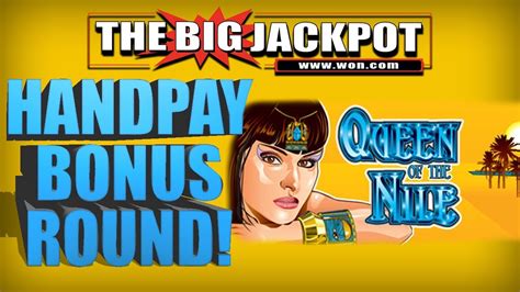 BONUS ROUND HANDPAY NICE HIT On QUEEN OF THE NILE W The Big