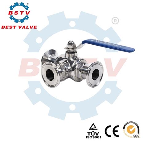 Sms A Sanitary Stainless Steel Manual Way Ball Valves China