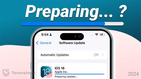 How To Fix IOS 18 Stuck On Preparing Update On IPhone IPad IOS 18