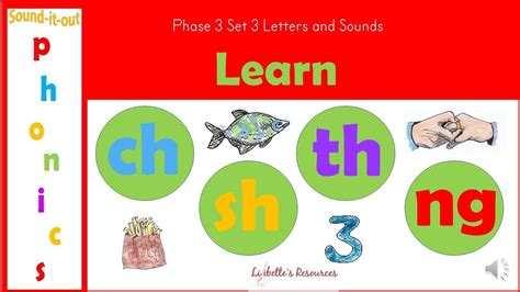 Sh Ch Th And Ng Letters And Sounds Phase Youtube