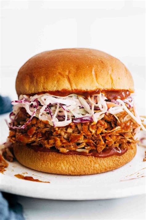 BBQ Jackfruit Sandwiches Recipe Pinch Of Yum