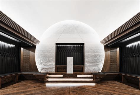 Masonic Lodge Interior Renaissance Lodge Room In Masonic Temple, New