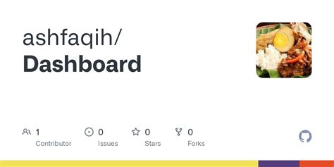 github ashfaqihdashboard