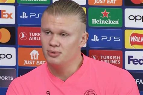 erling haaland comments   man city future
