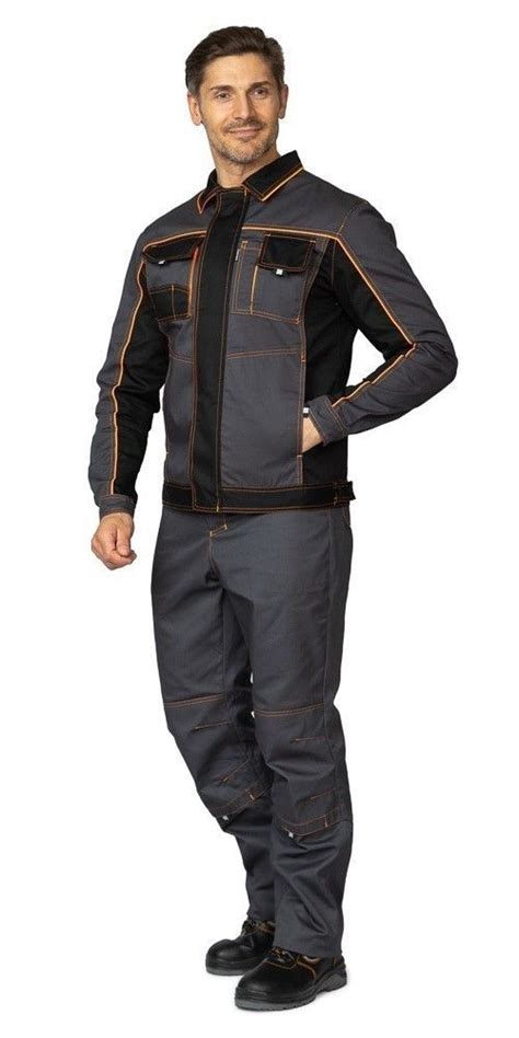 Костюм БРЕНД-1, серый + черный (куртка и брюки) | ROBA47.RU ...