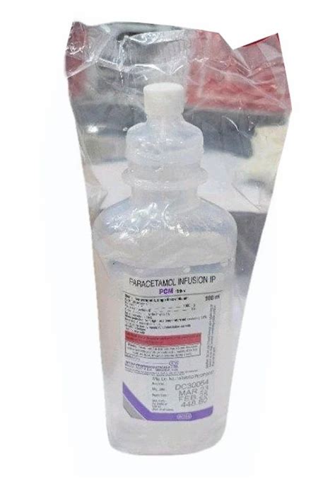 Ml Pcm Paracetamol Infusion Ip At Rs Box Pharmaceutical