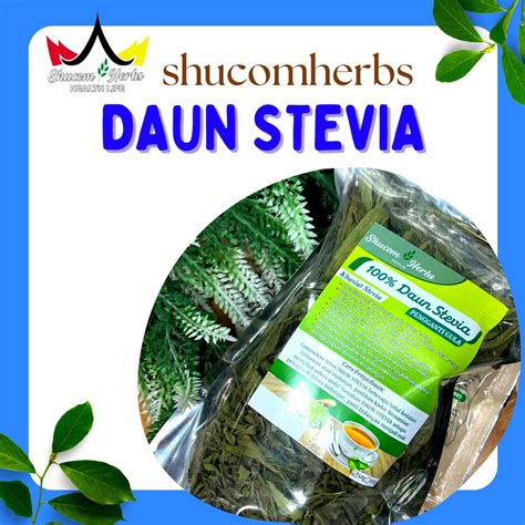 Shucom Herbs Stevia 100 No Sugar Substitute Sweetener Mix Shopee