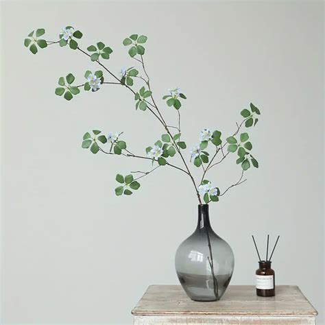 1pc Artificial Flower Branch Silk Flower With Long Stem Flower