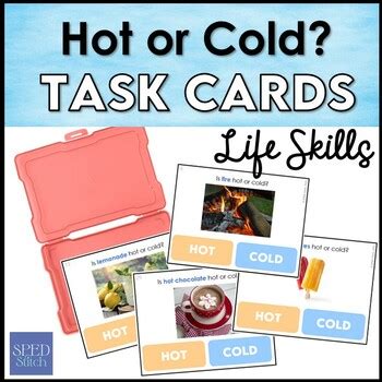 Hot Or Cold Basic Sorting Life Skills Task Cards With Real Photos