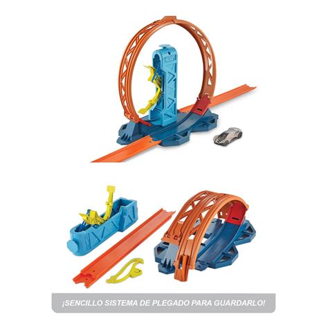 Hot Wheels Track Builder Accesorios Para Pistas De Coches Acelerador De