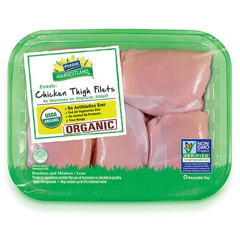 Perdue Harvestland Organic Boneless Skinless Chicken Thighs