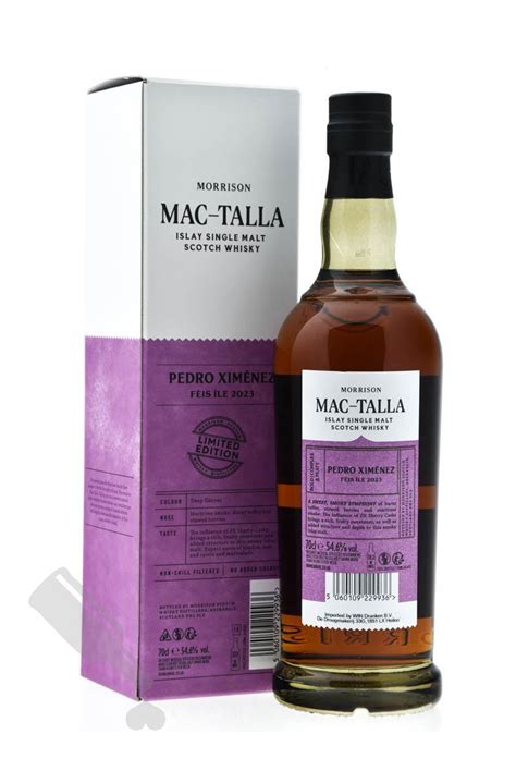 Mac Talla Pedro Ximénez Fèis Ile 2023 Passion for Whisky