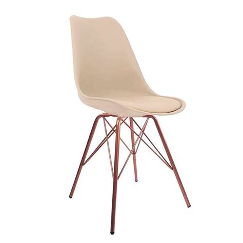 Cadeira Saarinen Nude Base Tower Cobre Leroy Merlin