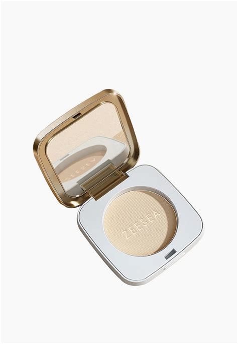 Пудра компактная Zeesea с эффектом мягкого фокуса, цвет: бежевый ...