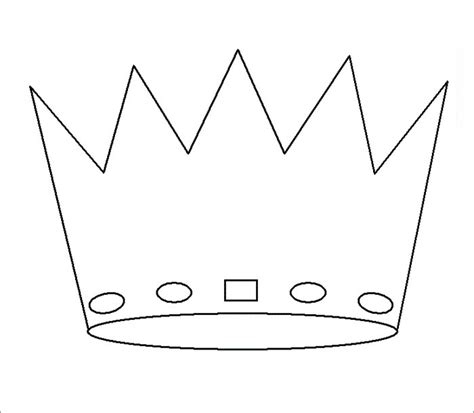 16+ Free Crown Shape Templates, Crafts And Colouring Pages