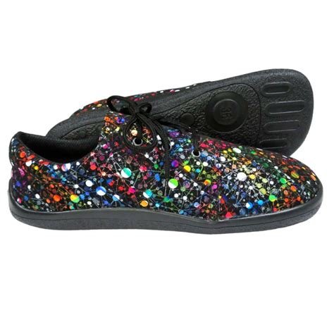 Beda Barefoot Low Leather Lace Shoes Parrot Black
