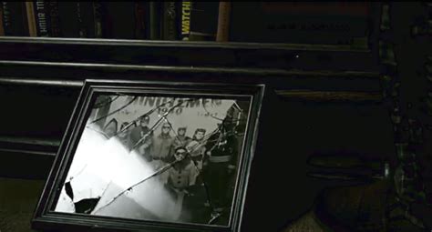 In Watchmen during Hollis Mason's fight scene when a picture frame of minutemen shatters, a copy ...