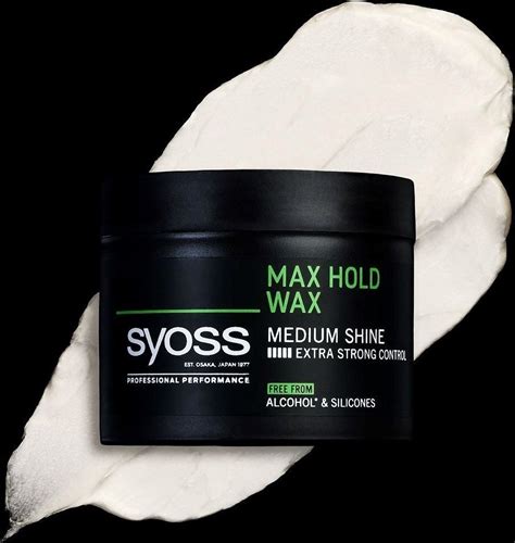 Воск для укладки волос Syoss Max Hold для гладкости и блеска Фиксация 5 ...