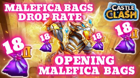 OPENING MALEFICA LEVEL 2 BAGS MALEFICA BAGS DROP RATE YouTube