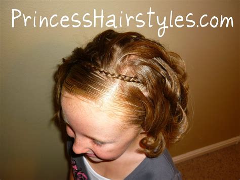 Braided Headband For Short Hair Too Hairstyles For Girls Princess