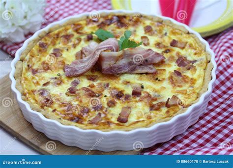 Quiche Lorraine Stock Photo Image Of Closeup Pastry 88660178