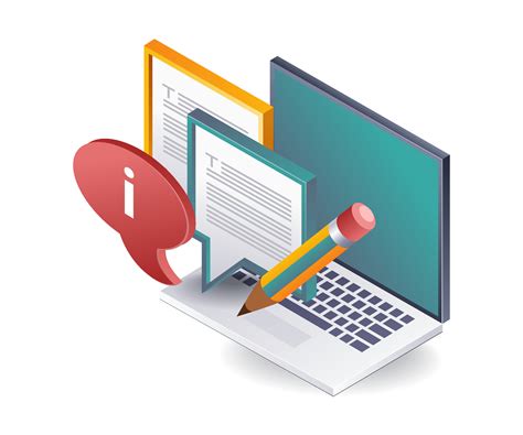 evolution  computer data information isometric illustration