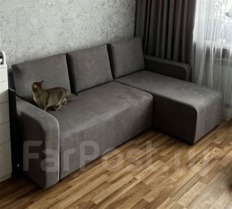 Диван трансформер угловой, ткань, 140,0 см, 200,0 см, б/у, в наличии ...