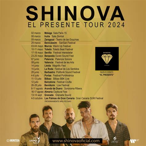 Shinova Anuncia Las Primeras Fechas De El Presente Tour Myipop