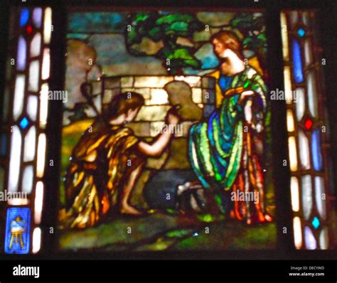 Stained Glass Window By John La Farge In The Samuel S Fleisher Art