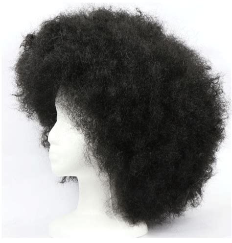 deluxe afro wig black