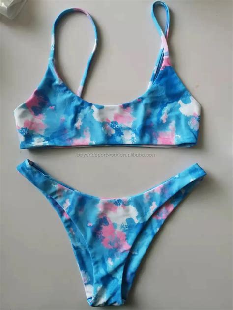 Swimwear Beachwear Manufacturer Custom Swimsuits Sexy Thong Bikini Bandeau String Bikini