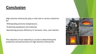 Raw Materials For High Alumina Refractories PPT