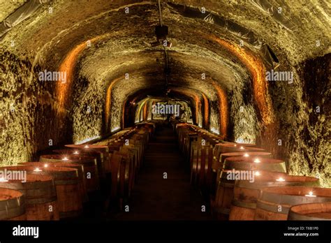Napa California April 27 2019 Del Dotto Historic Winery Caves In