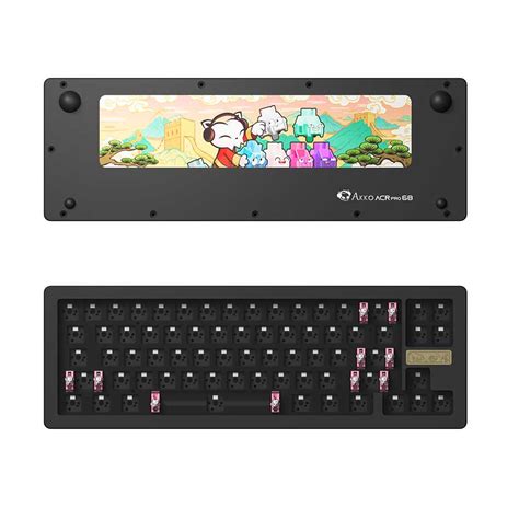 AKKO ACR Pro Barebone Custom Mechanical Keyboard Hot Swappable DIY Kit Gasket Mount Black