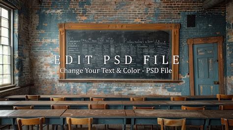 oldfashioned classroom psd high quality  psd templates
