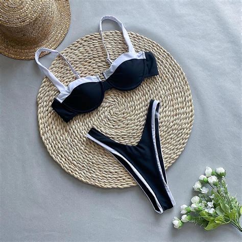 Push Up Bikinis Sexy Women Swimsuits Swimwear Female Brazilian Bikini Set Bathing Suit