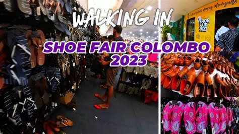 Shoe Fair Colombo 2023 😍👠👟 Walking Tour 😍🐾 Asmr No Talking Real