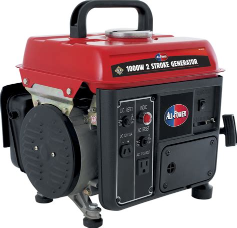 All Power 1000 Watt Two Stroke Portable Gas Generator - Sears