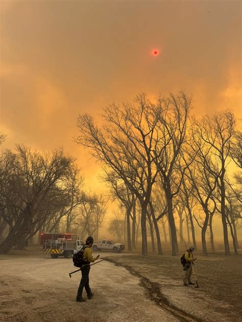 Devastating Texas Wildfires Spark Disaster Declaration Nuclear Plant