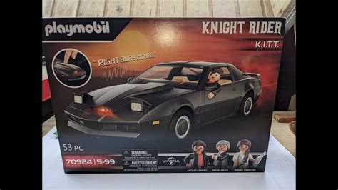 Playmobil 70924 Knight Rider K I T T YouTube