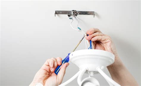 how to put light fixture on ceiling