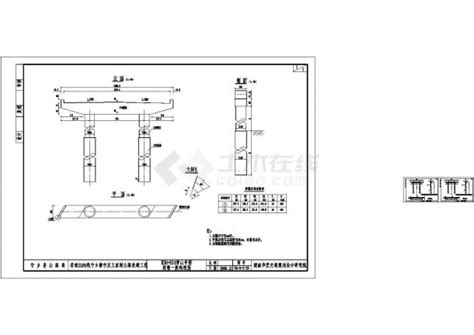 20m预应力空心板简支梁桥墩构造节点详图设计通用节点详图土木在线