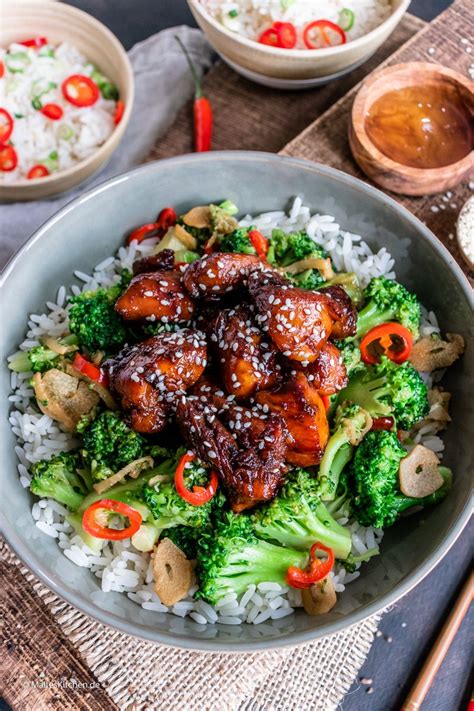Teriyaki-Hähnchen mit Brokkoli | asiatisch lecker | Rezept