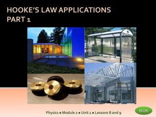 Physics M2 Hooke's Law applications -part 1 | PPT