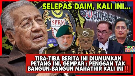 Tiba Tiba Berita Ini Diumumkan Petang Ini Pengsan Tak Bangun Bangun