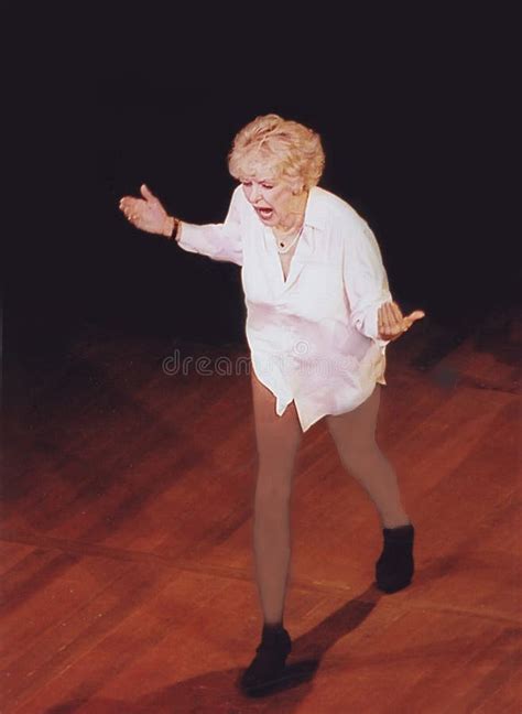 Elaine Stritch Performs At Neil Simon Theatre In Manhattan In May 2002