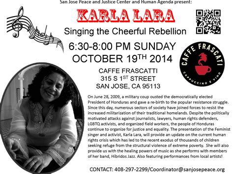 Karla Lara: Singing the Cheerful Rebellion : Indybay